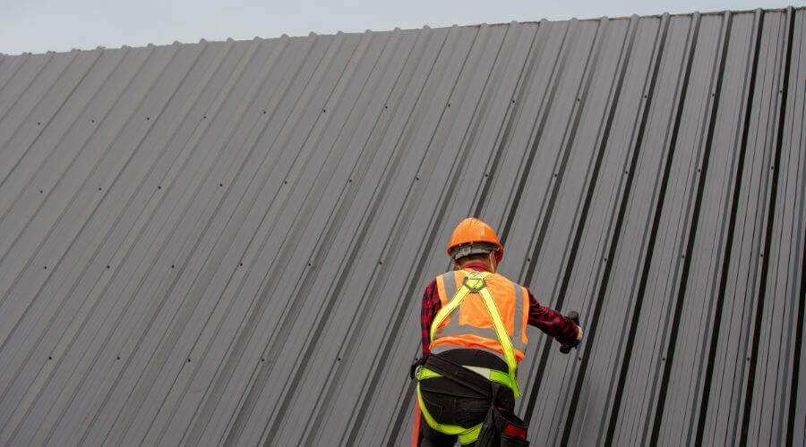 Professional metal roof installation services in Clara, MS